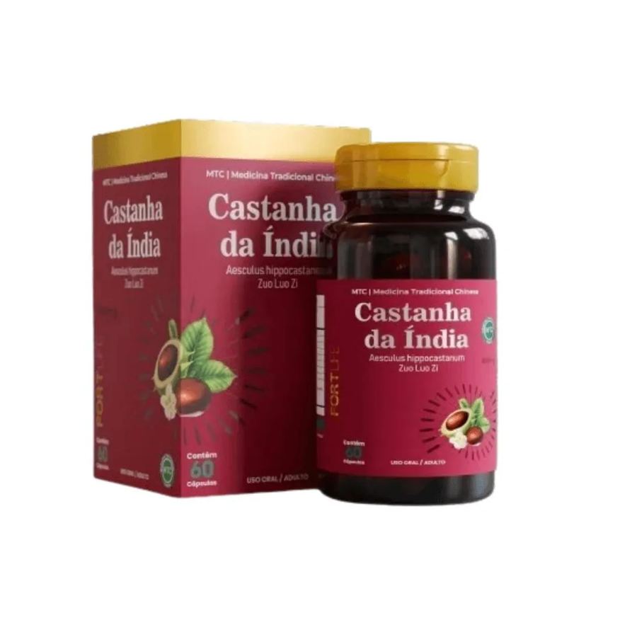 Fortlife Castanha da India 500mg C 60 cápsulas