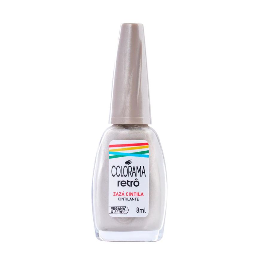 Colorama Esmalte Cintilante Retrô 8ml - Zazá Cintila