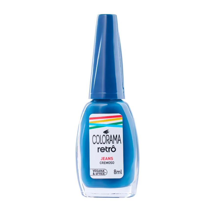 Colorama Esmalte Cremoso Retrô 8ml - Jeans