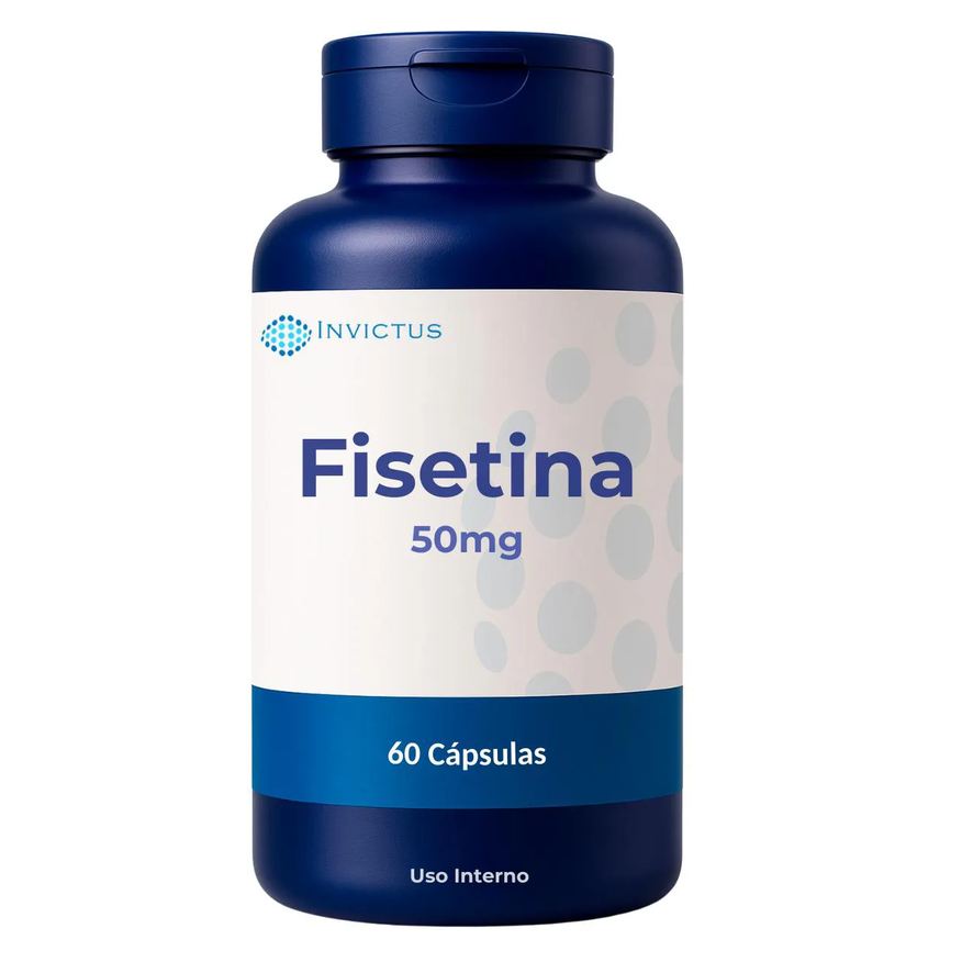 Invictus Fisetina 50mg – Antioxidante e Senolitico - 60 Capsulas