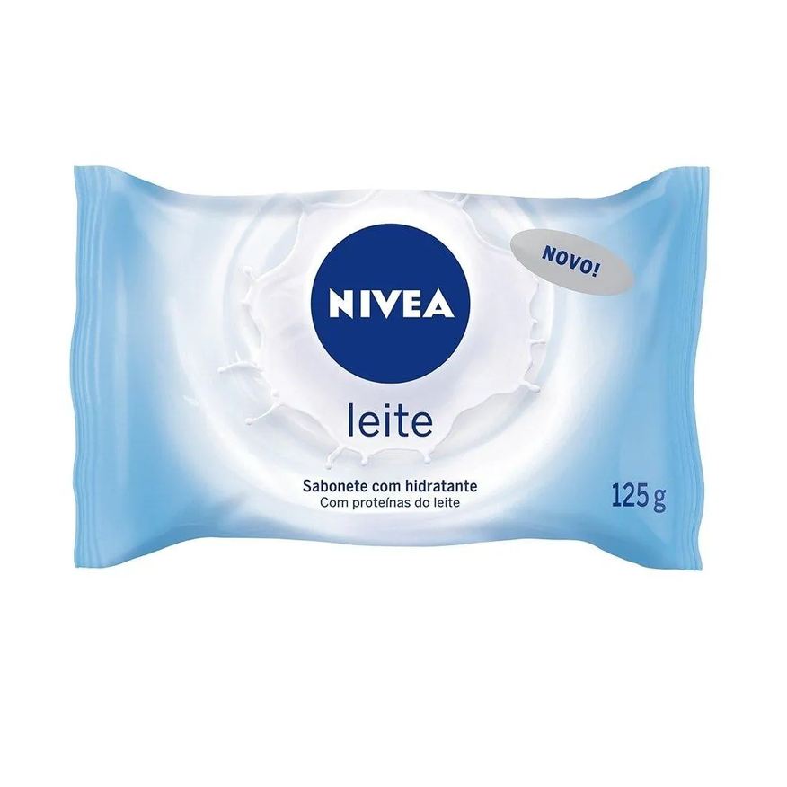 Nivea Sabonete Hidratante Proteínas do Leite 125g Embalagem com 12 unidades