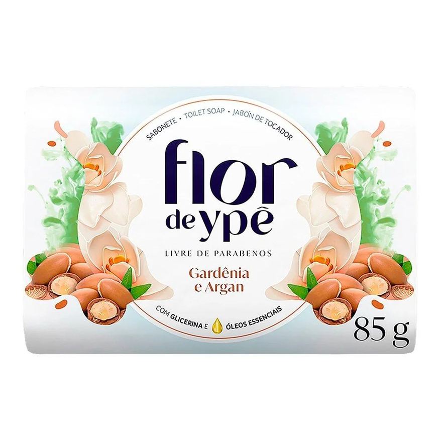 Ypê Sabonete Gardênia e Argan 85g Embalagem com 12 unidades