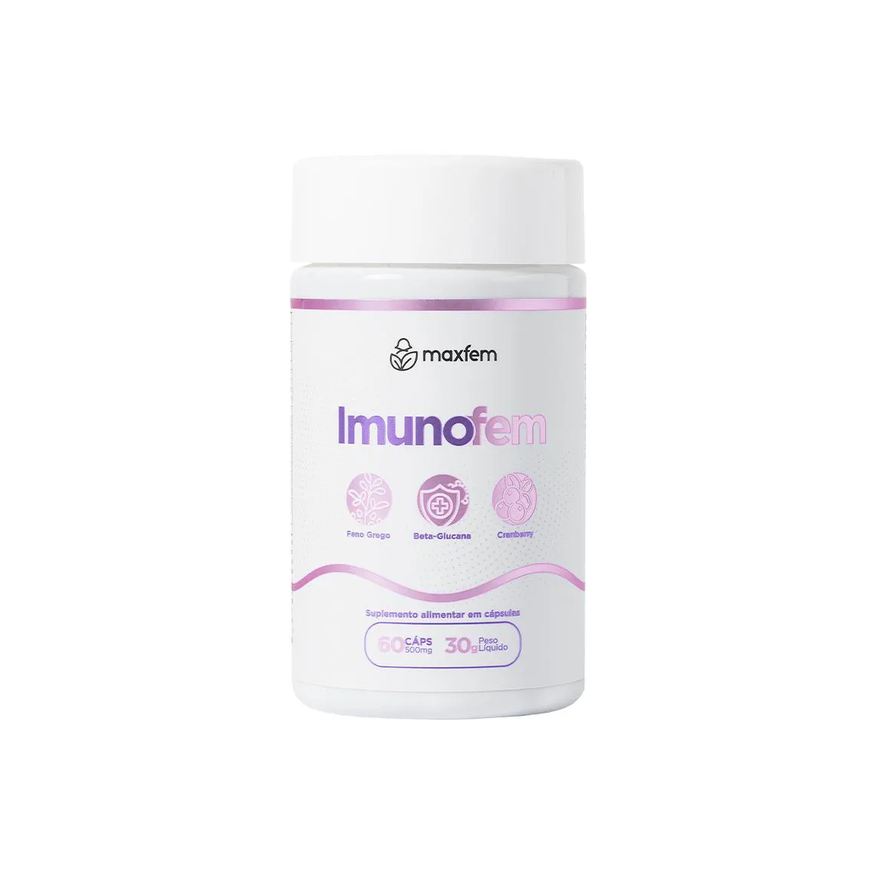 Maxfem Imunofem - Suplemento Natural para Saúde Íntima Feminina