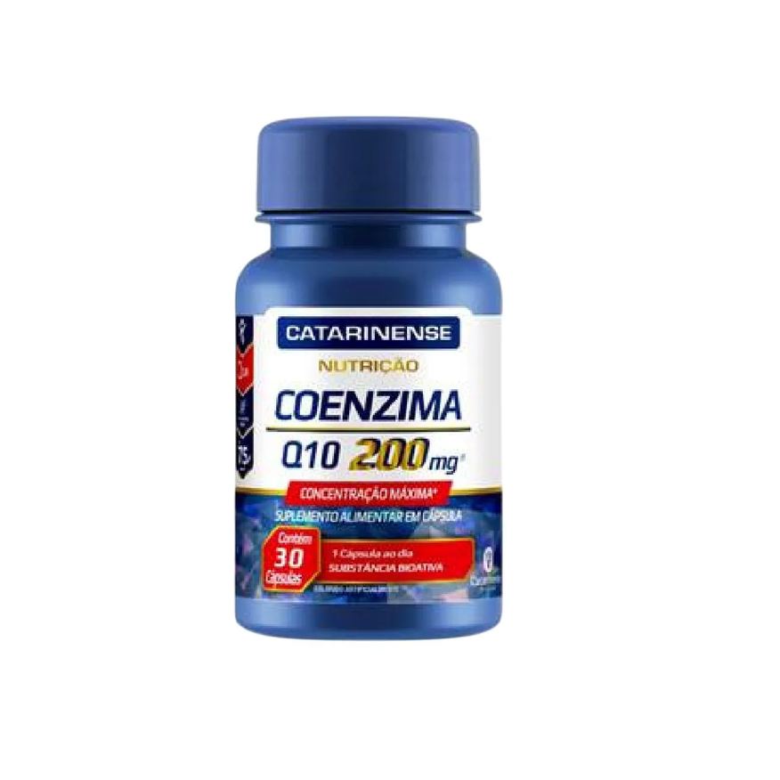Catarinense Coenzima Q10 200mg Nutricao C30 Cápsulas