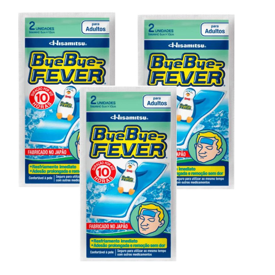 Hisamitsu Kit 03 Bye Bye-fever para Adultos 10 Horas 2un