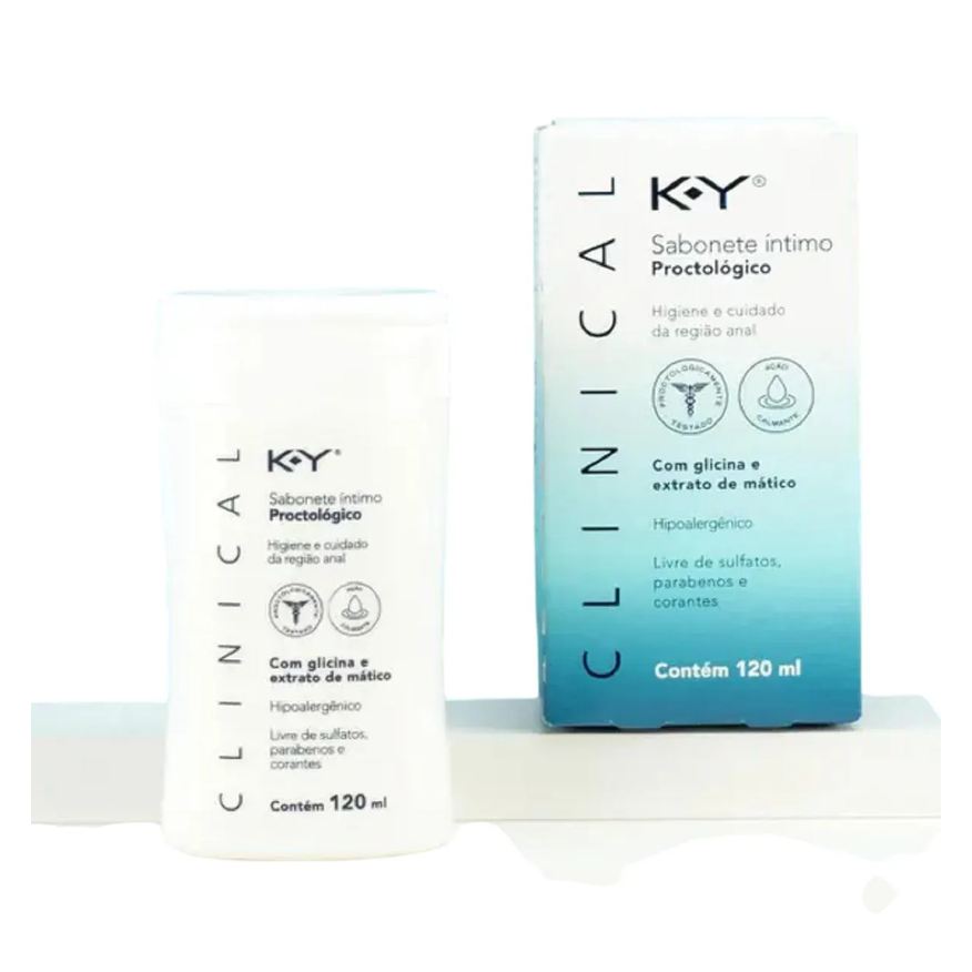 Johnson & Johnson K-y Clinical Sabonete Intimo Proctologico 120ml - Ky