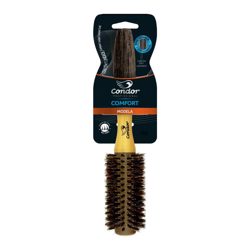 Condor Escova para Cabelo Profissional Comfort Grande