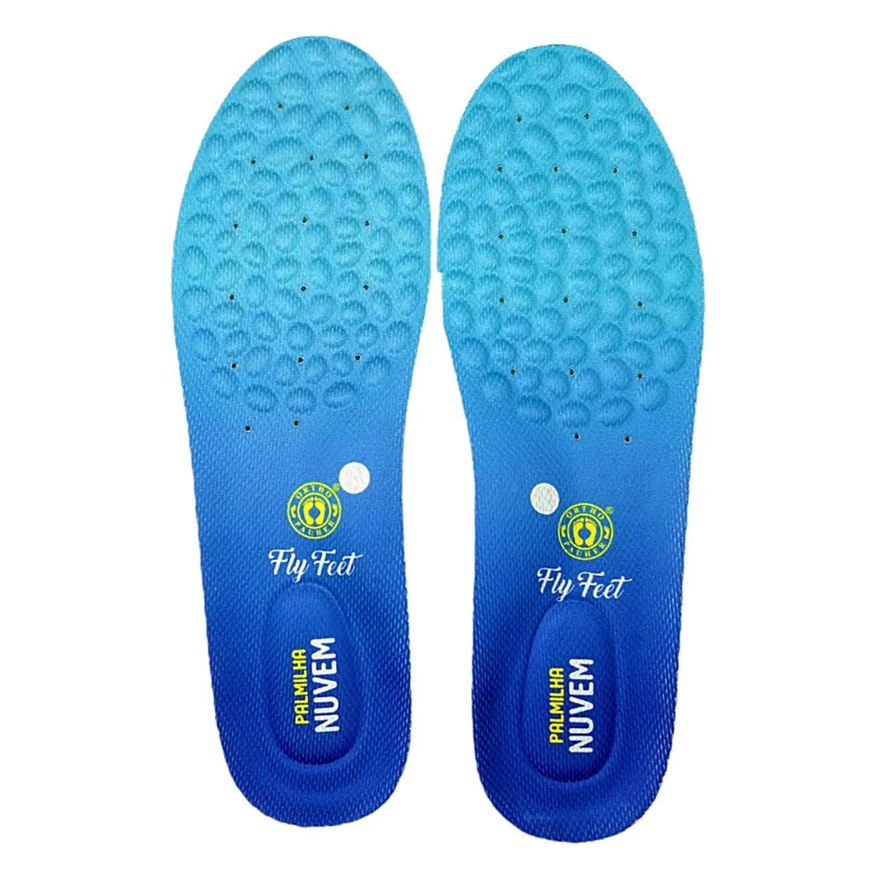 Ortopédica Palmilha Fly Feet Nuvem Ortho Pauher - Tamanho 37/38