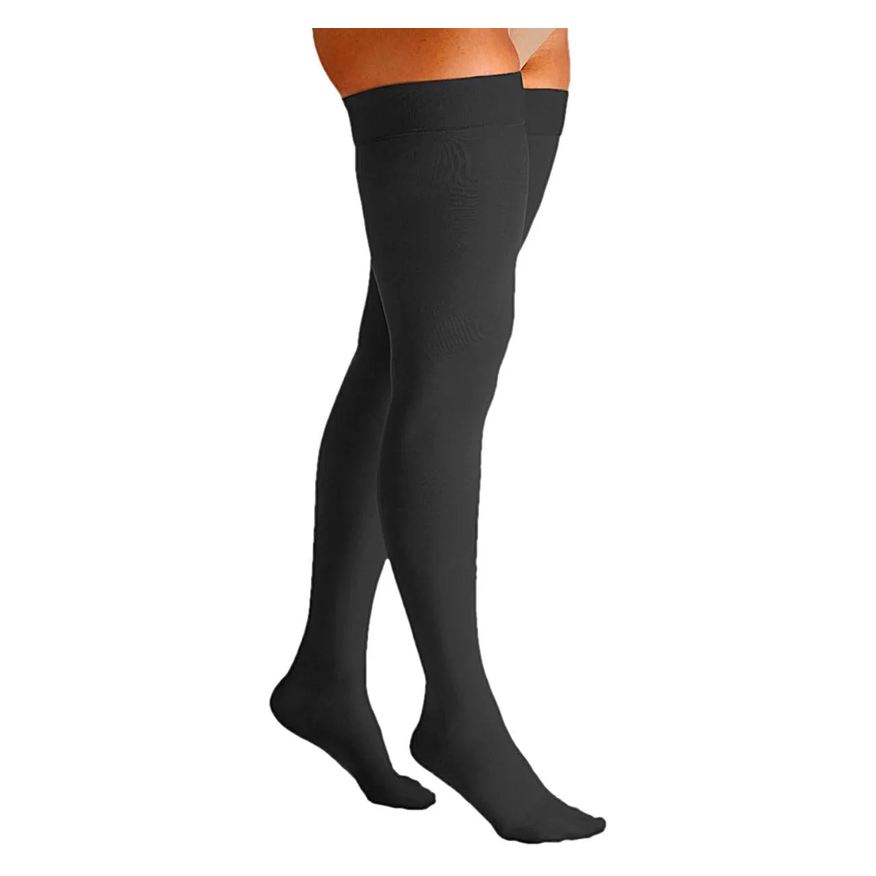 Sigvaris Meia 7/8 Select Comfort Premium 20-30mmhg Fechada Preta P2