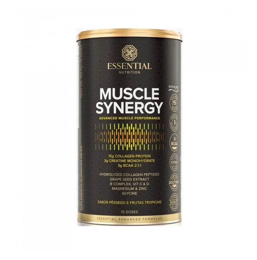 Essential Nutrition Muscle Synergy (454g) - Sabor: Pêssego e Frutas Tropicais