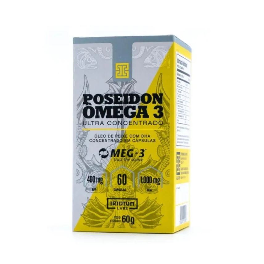 Iridium Labs Poseidon Ômega 3 Ultra Concentrado (60 cápsulas) - Padrão: Único