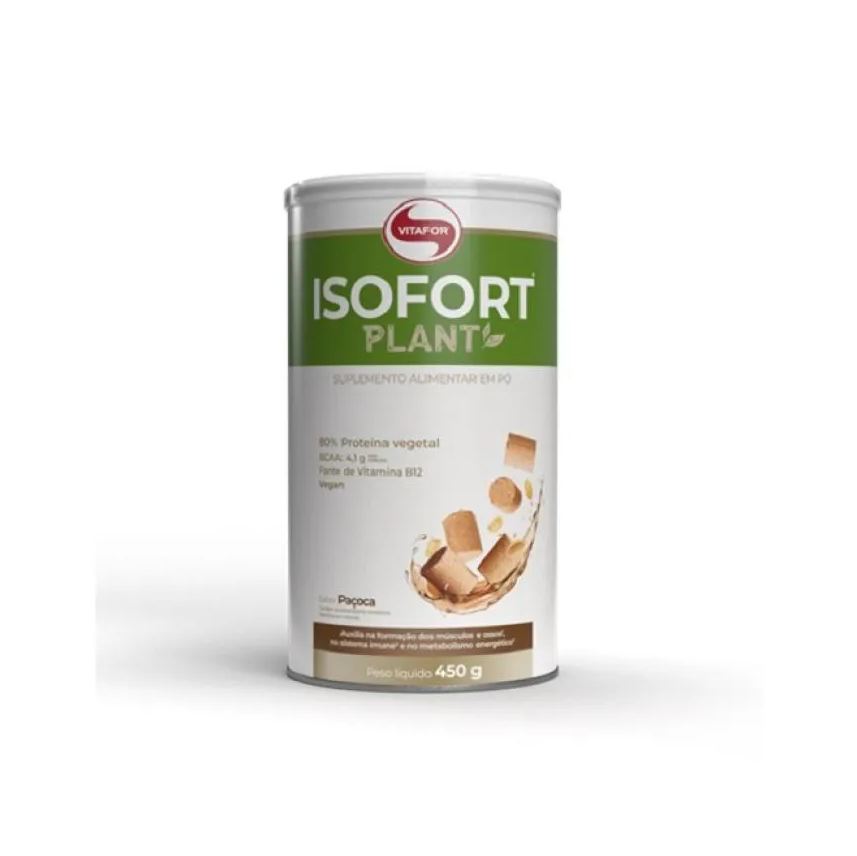 Vitafor Isofort Plant (450g) - Sabor: Paçoca