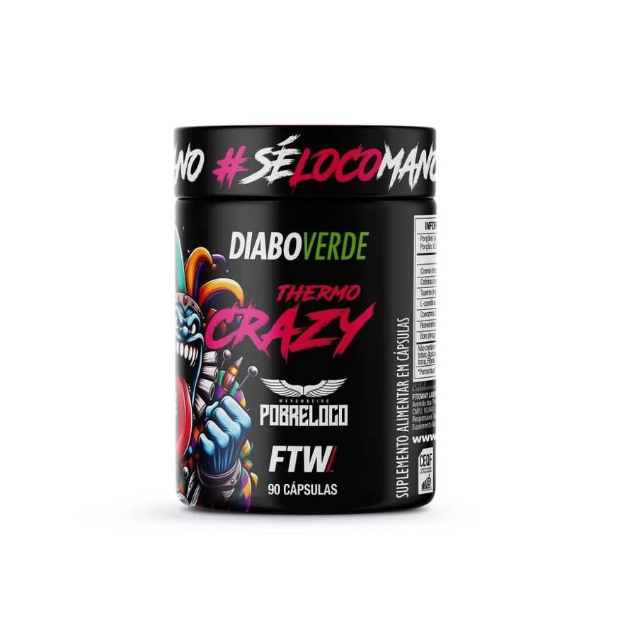Ftw Sports Nutrition Diabo Verde Thermo Crazy (90 cápsulas) - Padrão: Único