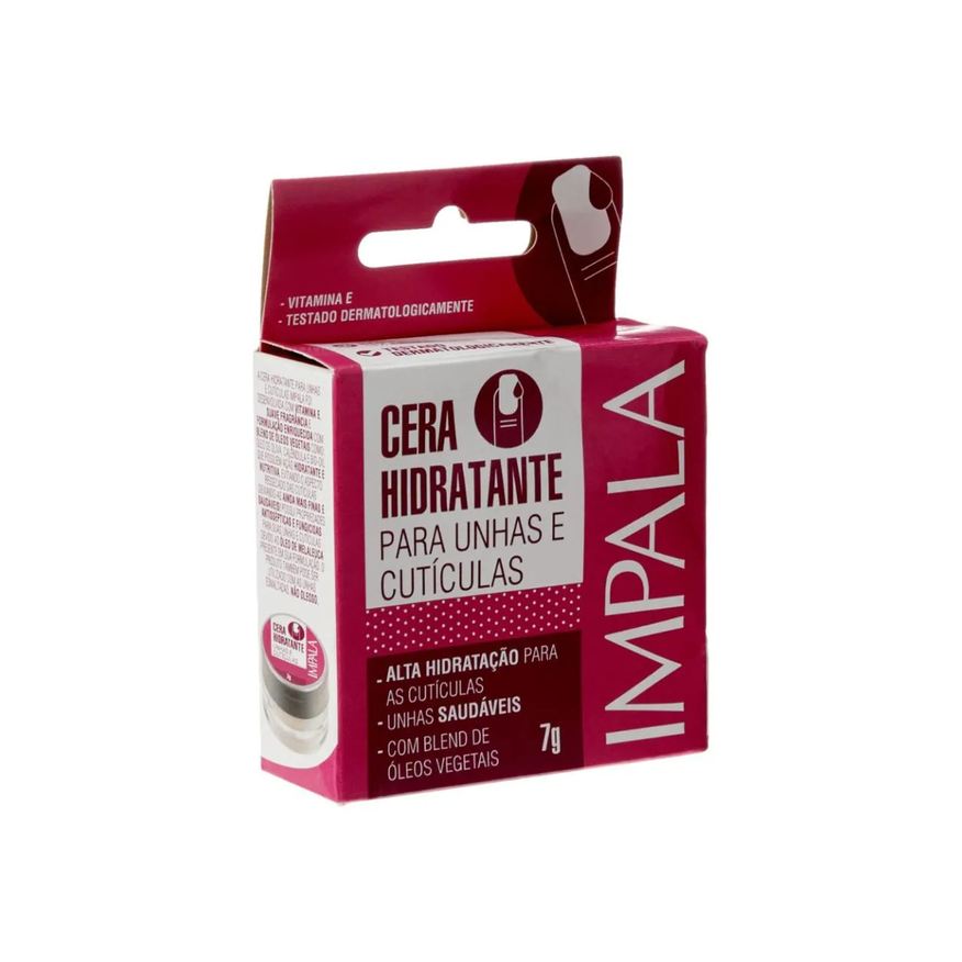 Hidratante Cera Unhas Cutículas Blend Óleos Manicure Impala