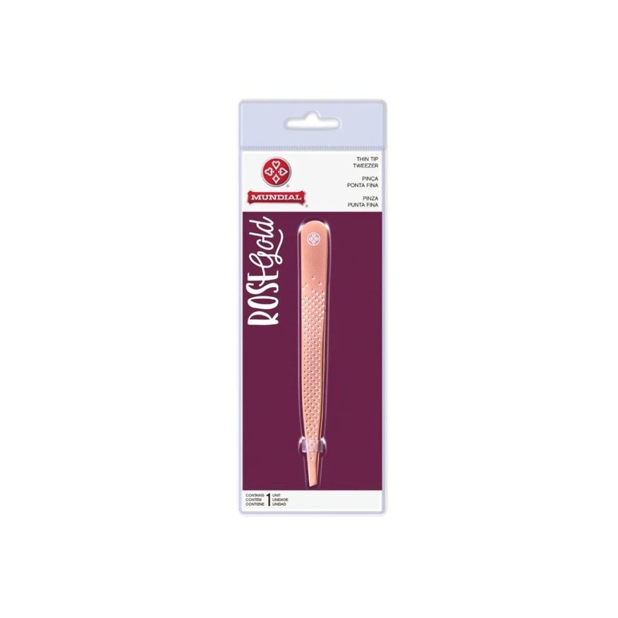 Ponta Pinça Diagonal Rose Gold Bc-514 Sobrancelhas Mundial