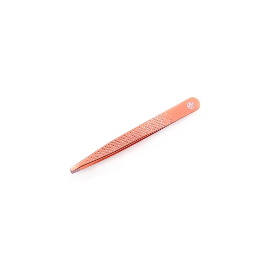 Ponta Pinça Reta Rose Gold Bc512 Design Sobrancelhas Mundial