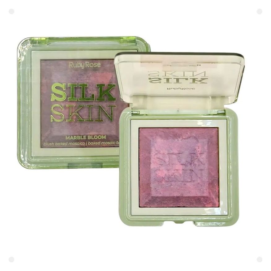 Ruby Rose Blush Baked Mosaico Marble Bloom Silk Skin Midnight Mauve Hb-f1001-5