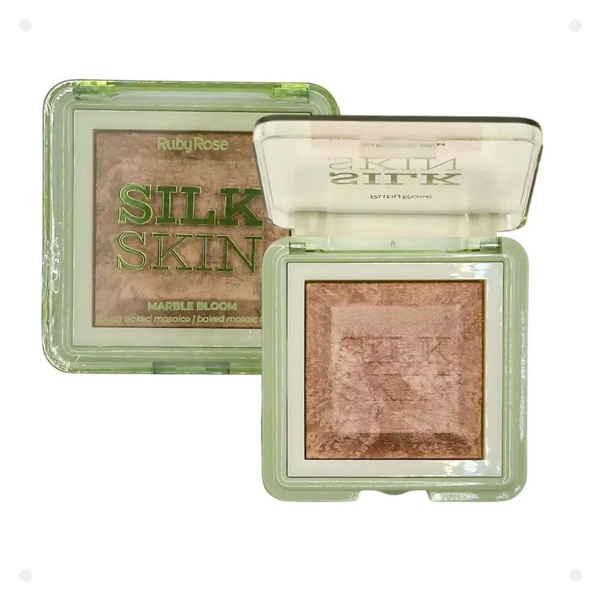 Ruby Rose Blush Baked Mosaico Marble Bloom Silk Skin Soft Suede Hb-f1001-2