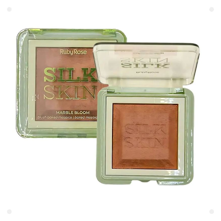 Ruby Rose Blush Baked Mosaico Marble Bloom Silk Skin Velvet Taupe Hb-f1001-1