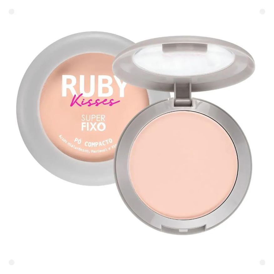 Kiss New York Pó Compacto Ruby Kisses Super Fixo Cor 105 Sfp105b