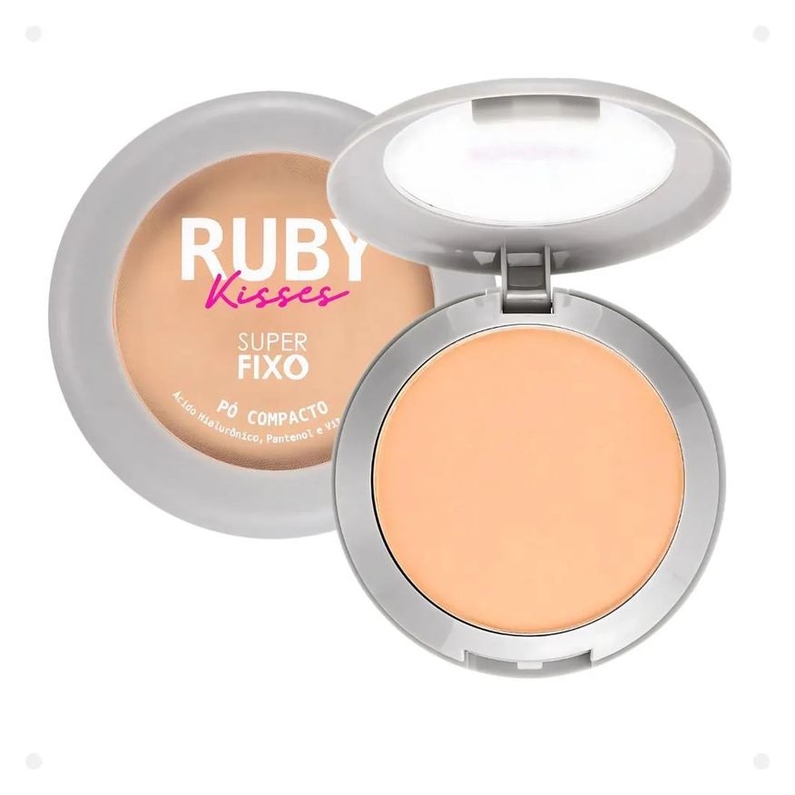 Kiss New York Pó Compacto Ruby Kisses Super Fixo Cor 130 Sfp130b