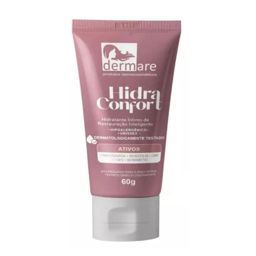 Dermare Hidra Confort Hidratante Íntimo 60g Creme Intimo