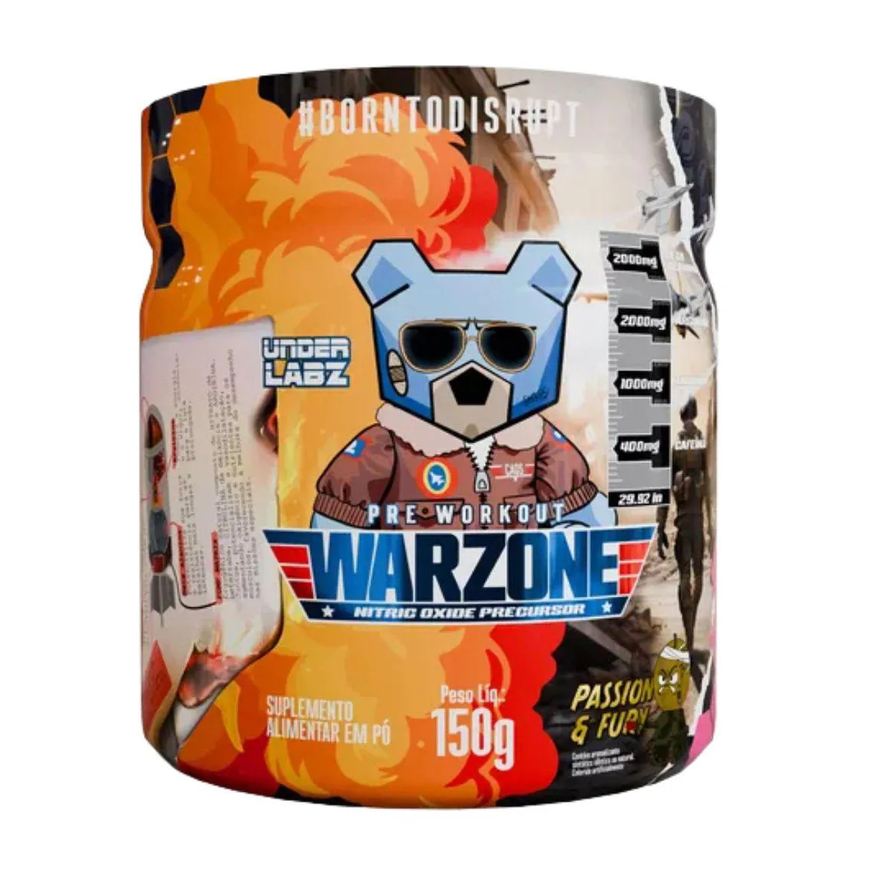 Under Labz Pré Treino Warzone Passion Fury 150g
