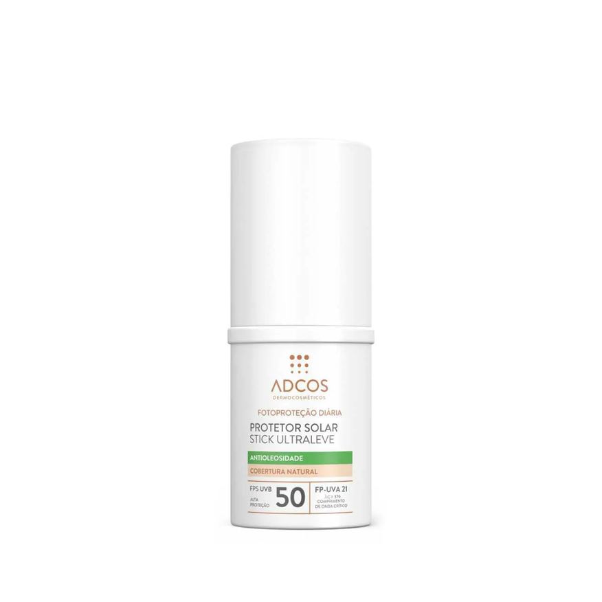 Adcos Protetor Solar Facial em Bastão Ultraleve FPS50 Peach 15g