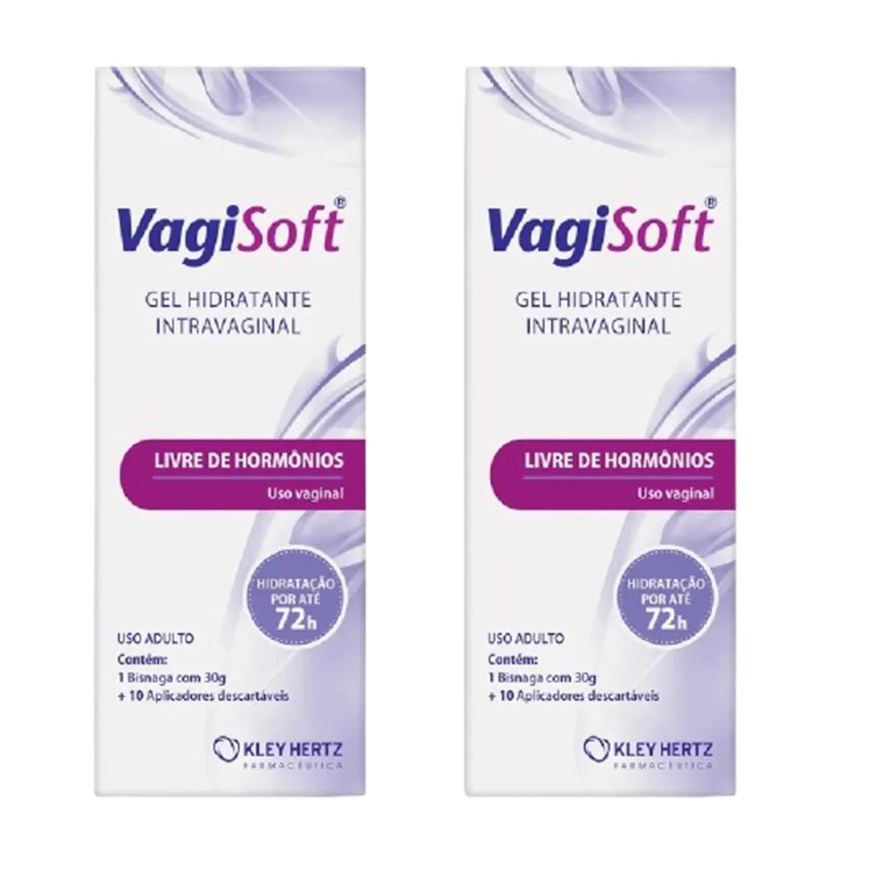 Kley Hertz Kit 2 Gel Hidratante Intravaginal Vagisoft 30g