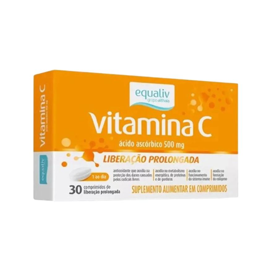 Equaliv VITAMINA C 500mg C/30 CPR LIBERAçãO PROLONGADA - EQUALIIV