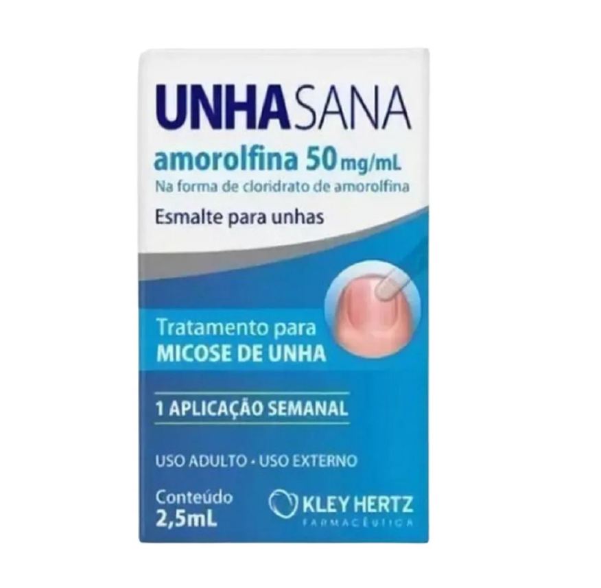 Kley Hertz Esmalte Tratamento Micose Unha Sana 2,5ml