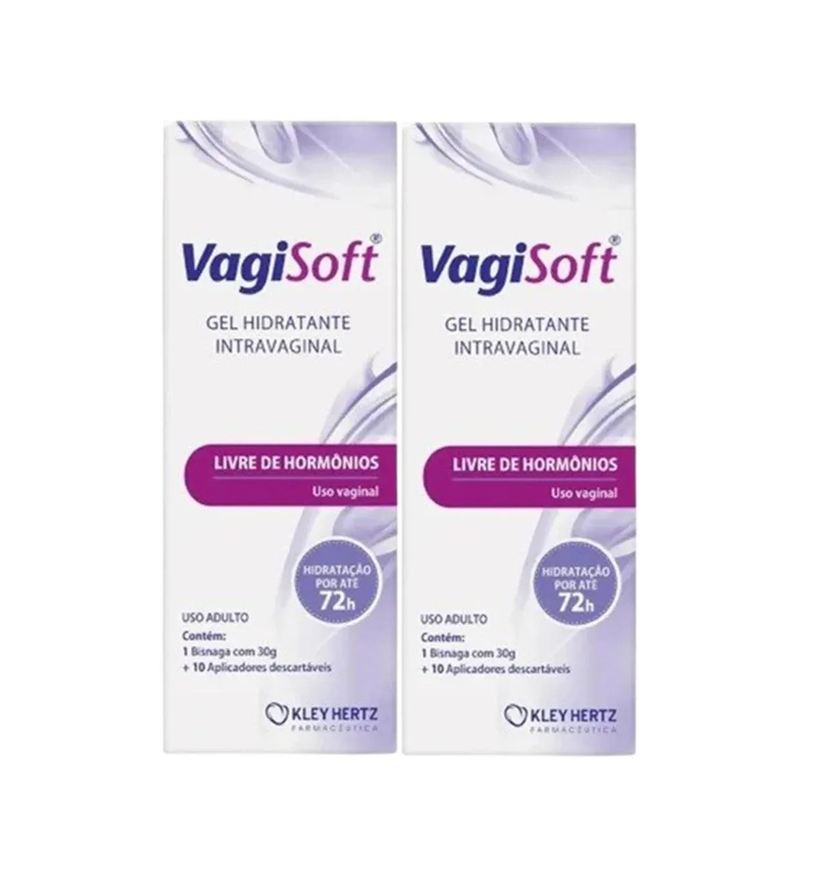 Hertz Kit 2 Vagisoft Gel Hidratante Intravaginal 30g 10 Aplic
