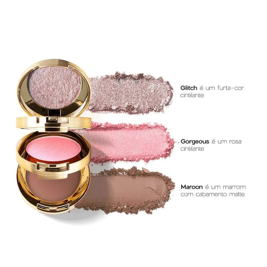 Nádia Océane Tambasco 3 To Go Dazzle - Paleta de Sombras 7,8g