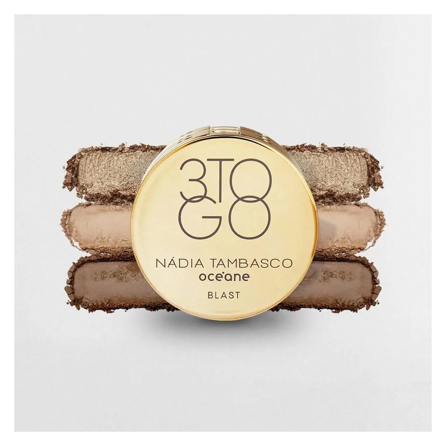 Nádia Océane Tambasco 3 To Go Blast - Paleta de Sombras 7,8g