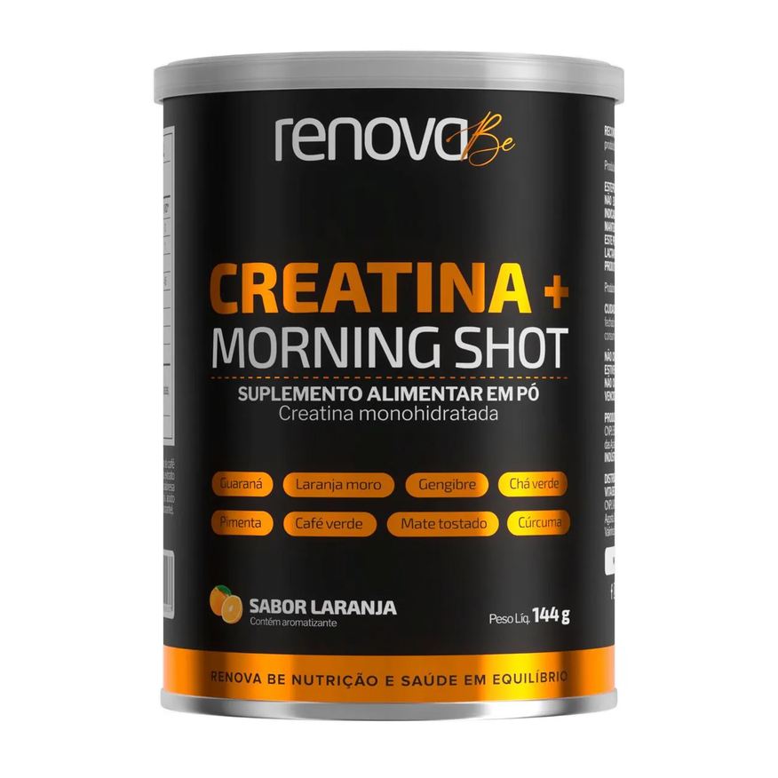 Renova Be Creatina + Morning Shot Laranja 144g