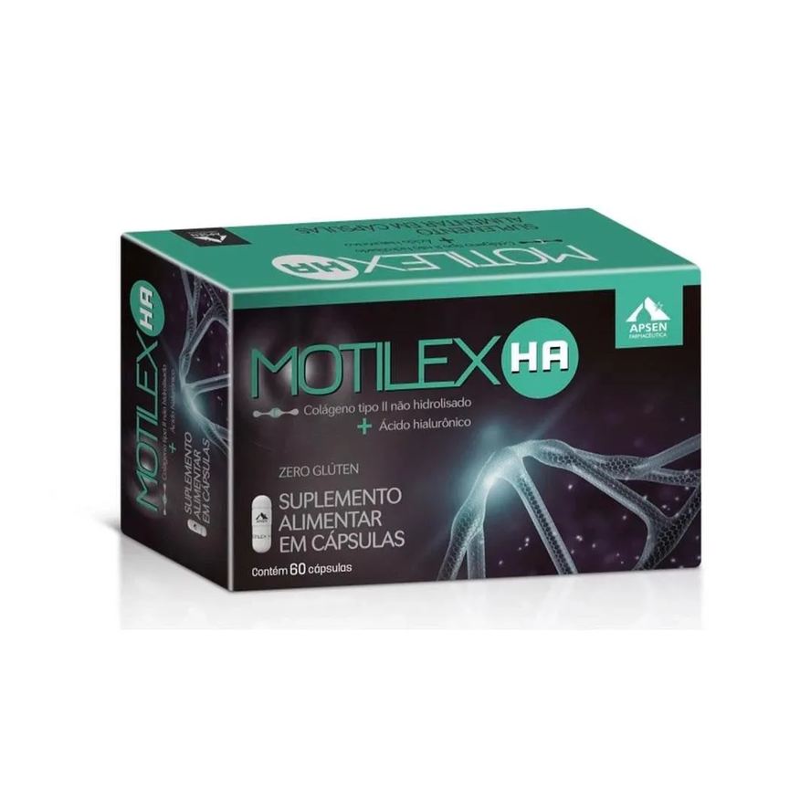Apsen Motilex Ha Colágeno Tipo 2 + Ácido Hialurônico 60cp