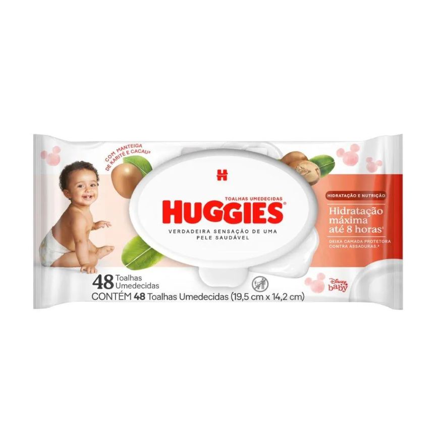 Huggies Toalhas Umedecidas Supreme Care Embalagem com 48 Toalhas