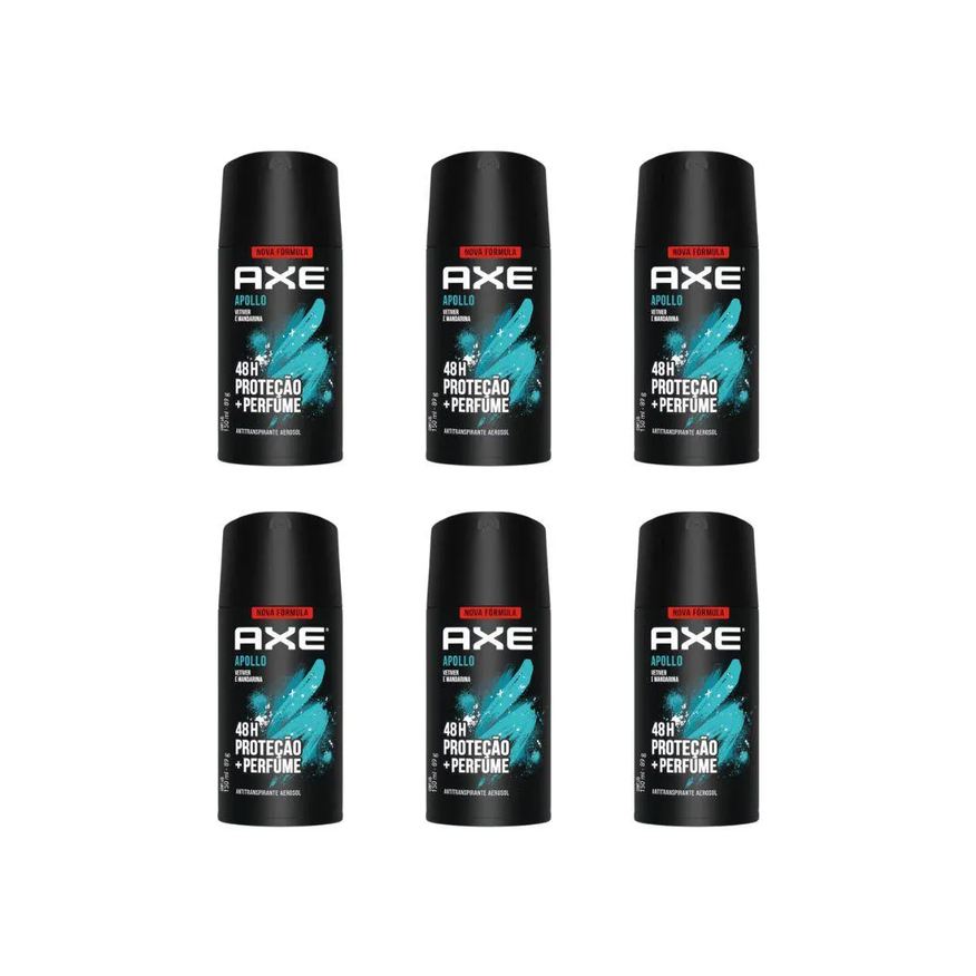 Axe Desodorante Aerossol 150ml Apollo - Kit C / 6un