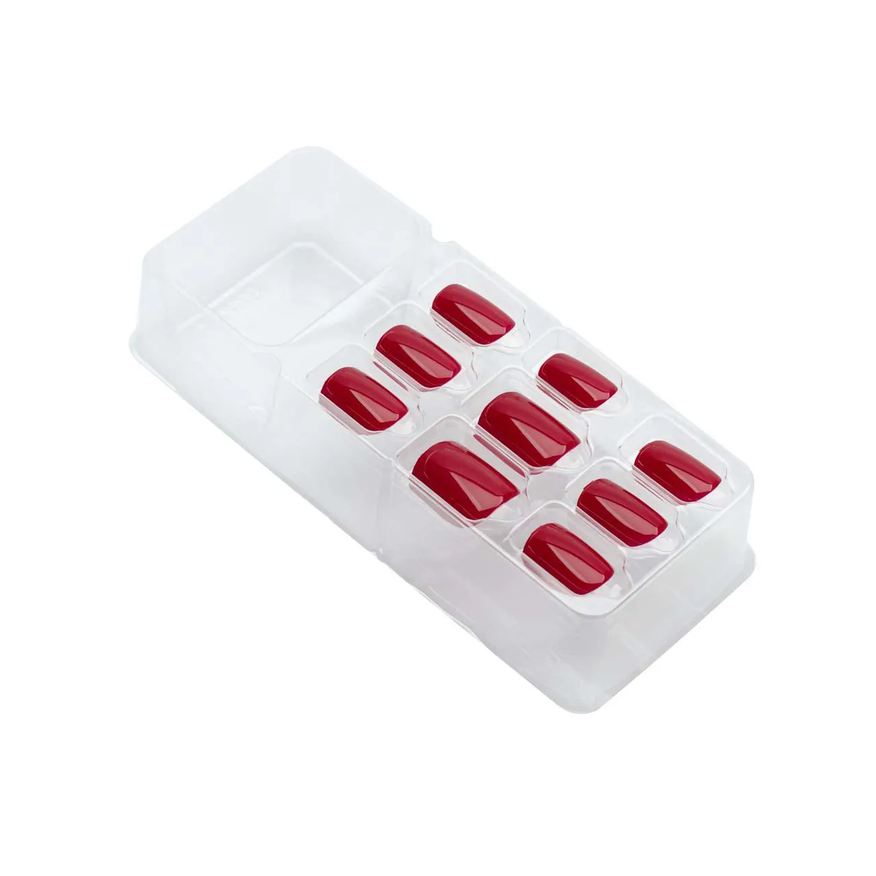 Autocolantes Unhas Kiss NY Impress Color Quadrado Curto Tweetheart 30 Unidades