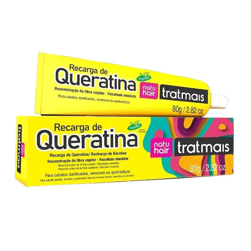 Natuhair Recarga de Queratina 80g Tratmais