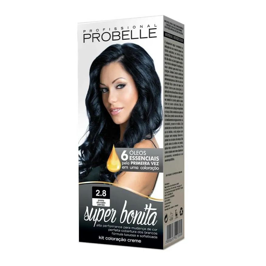 Probelle Tintura Super Bonita 2.8 Preto Azulado