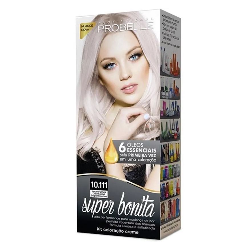 Probelle Tintura Super Bonita 10.111 Louro Cinza Clarissimo