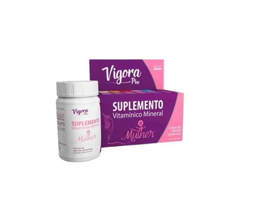 Vigora Suplemento Plus Multivitamínico Mulher 60 cápsulas
