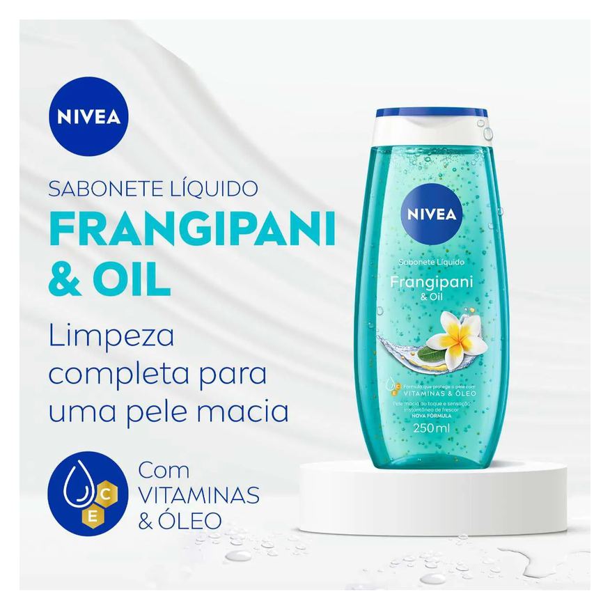 Nivea Sabonete Líquido Frangipani & Oil com 250ml