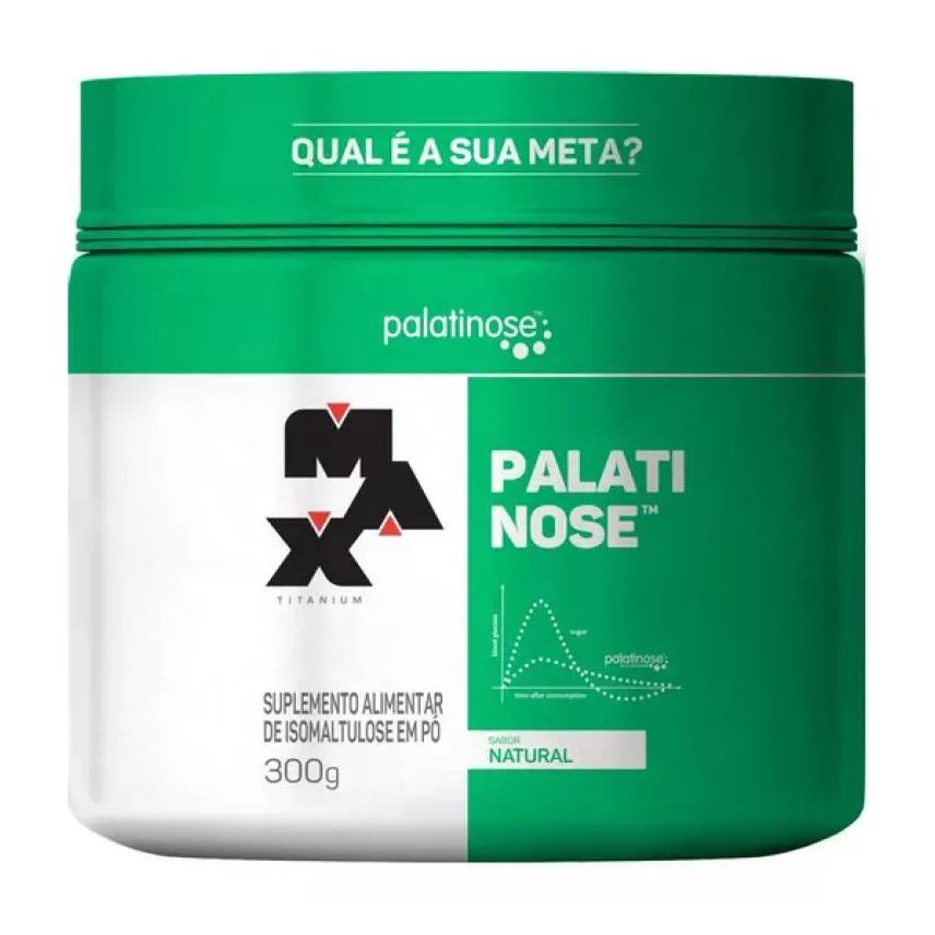 Max Titanium Palatinose Natural sem Sabor Pote 300g