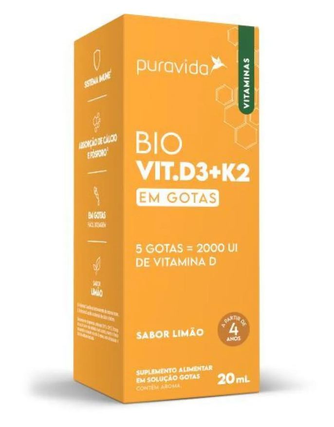Puravida Pura Vida Vitamina D3+k2 20ml