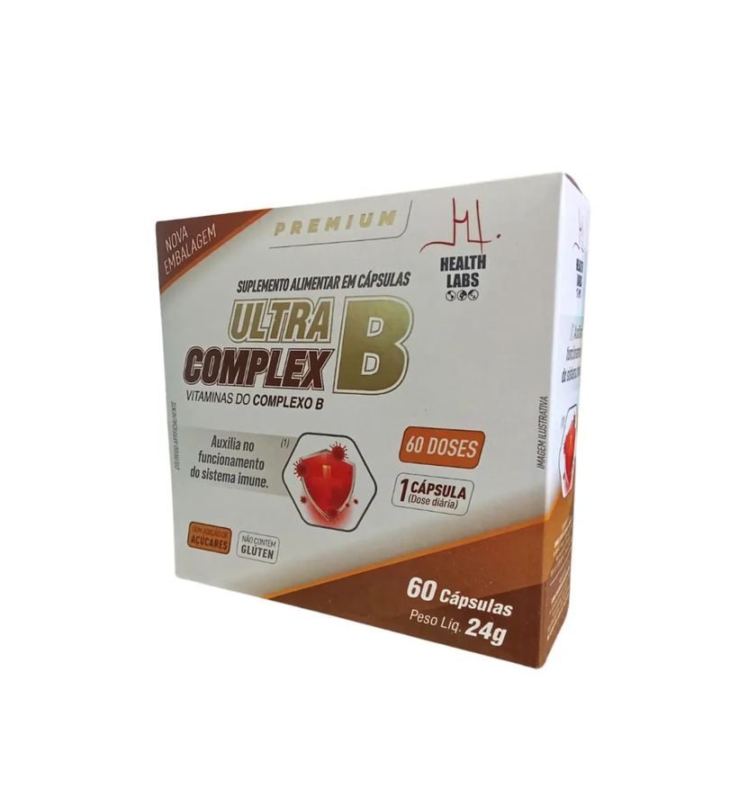Health Labs Ultra - B Complex 60 cápsulas - Original