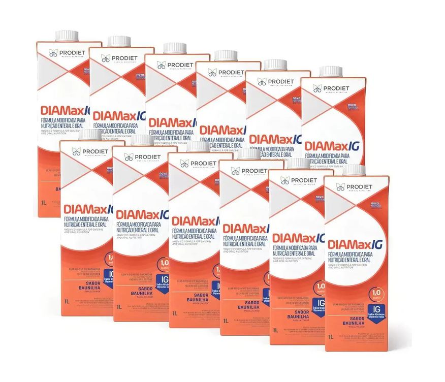 Prodiet Kit 12 Diamax Ig Baunilha - Tetrapak 200ml