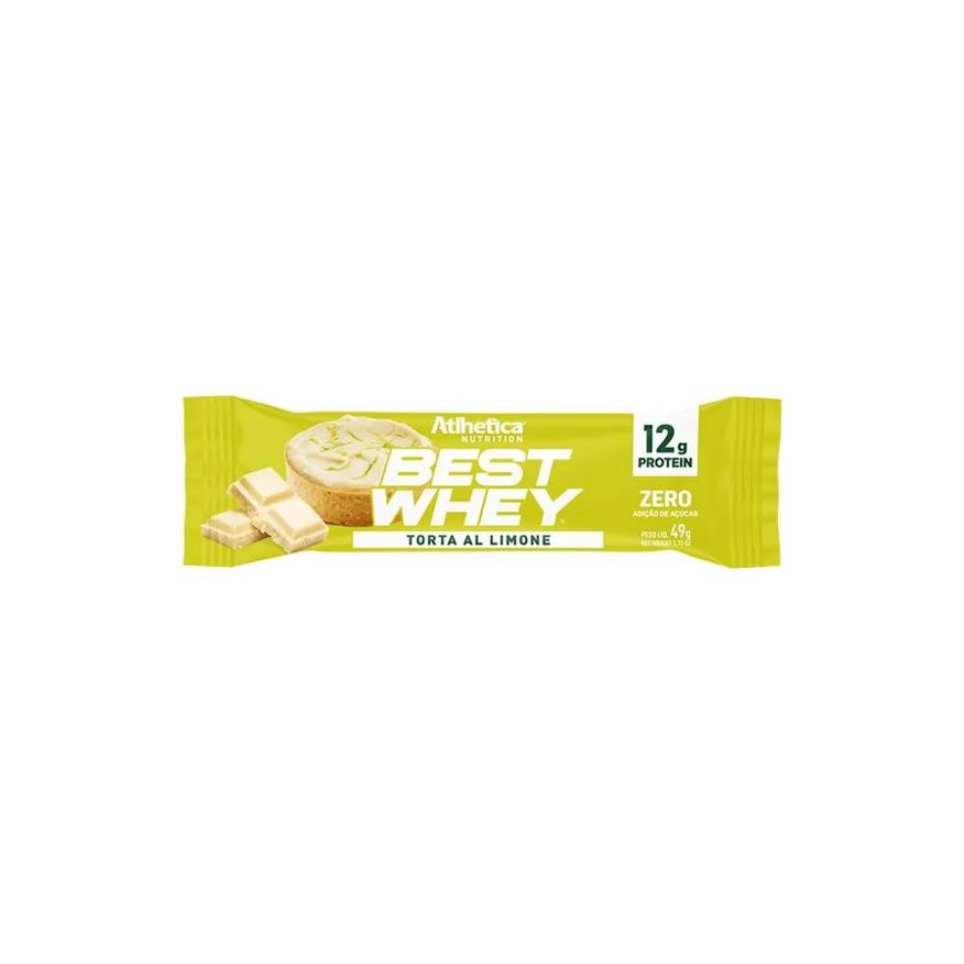 Atlhetica Nutrition Best Whey Bar (62g) - Sabor: Torta de Limão (49g)