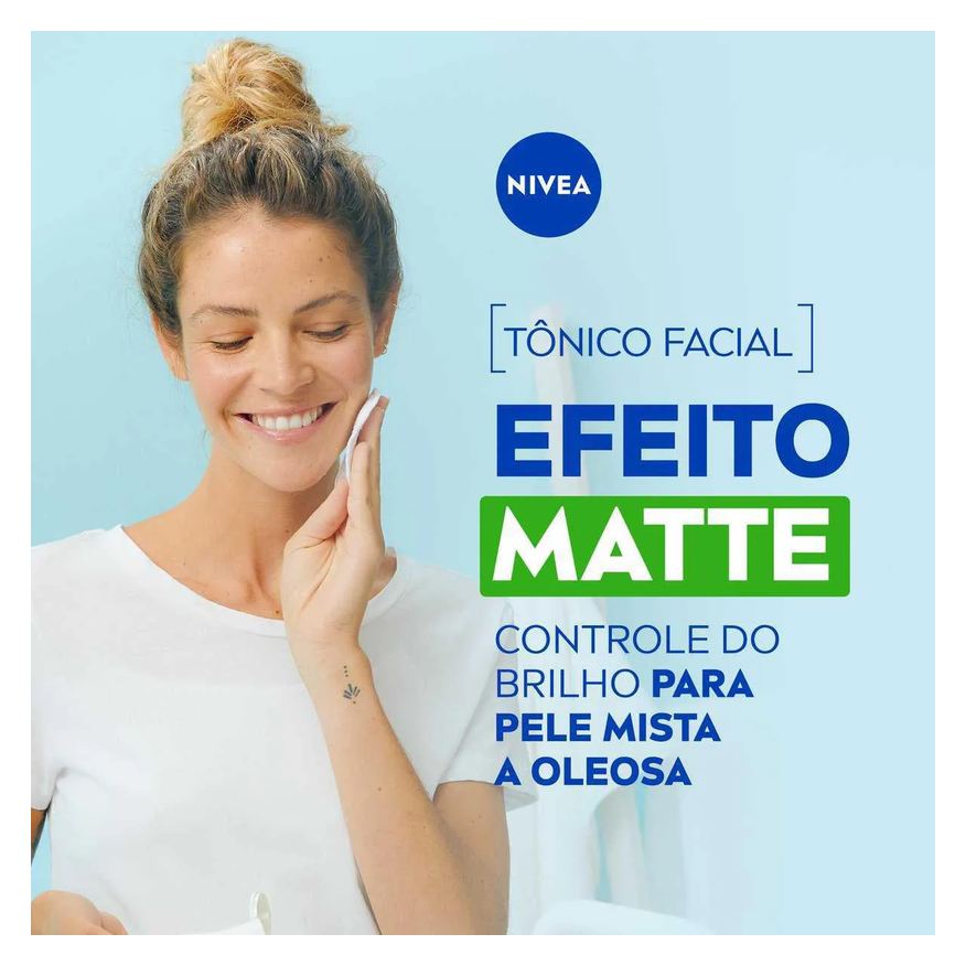 Nivea Tônico Adstringente Facial Controle do Brilho Efeito Matte com 200ml